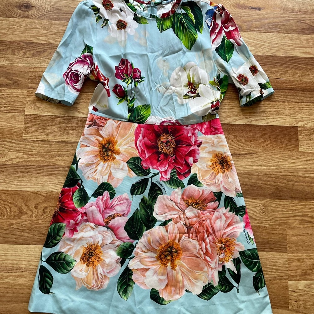 Mint floral dress new